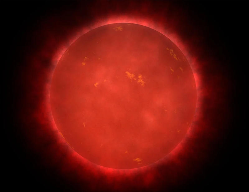 格利泽1061（GJ 1061）是一颗很暗淡的红矮星