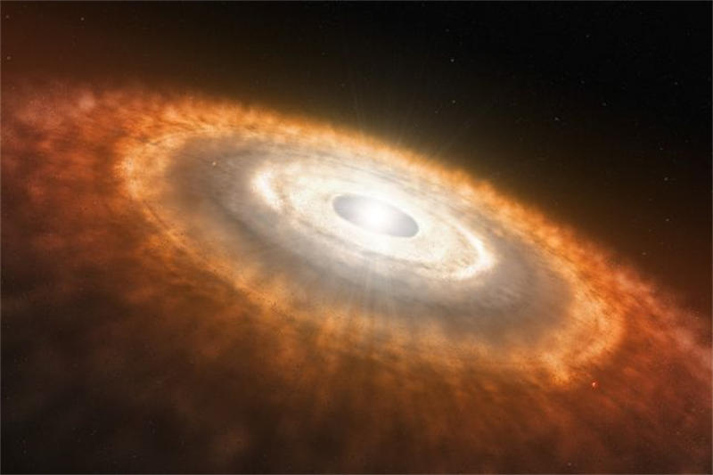 恒星和行星起源于尘埃盘