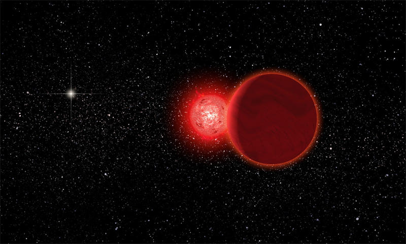 ZTF J2020+5033是目前发现的核心距离最近的双星系统