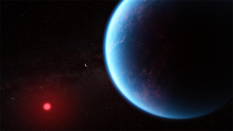 K2-18b是一颗介于地球和海王星的天体